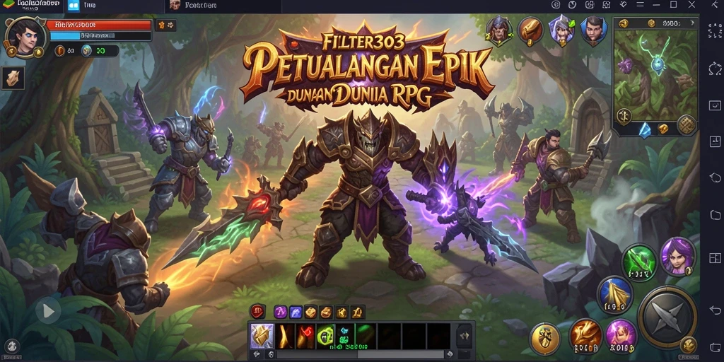 Tampilan gameplay FILTER303 yang mengasyikkan dan mendebarkan.