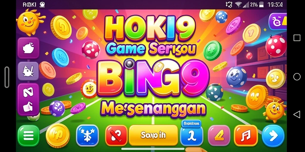Screenshot gameplay HOKI9 menampilkan suasana bermain Bingo yang seru.