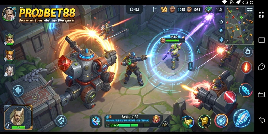 Tampilan menarik dari gameplay PROBET88 yang menawan dan strategis.