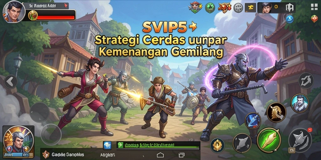 Gameplay SVIP5 menampilkan pertempuran strategis yang intens dan mendebarkan.